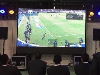 eスポーツイベントでのLEDビジョン配信のようす