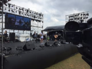 ステージ設置後（昼）