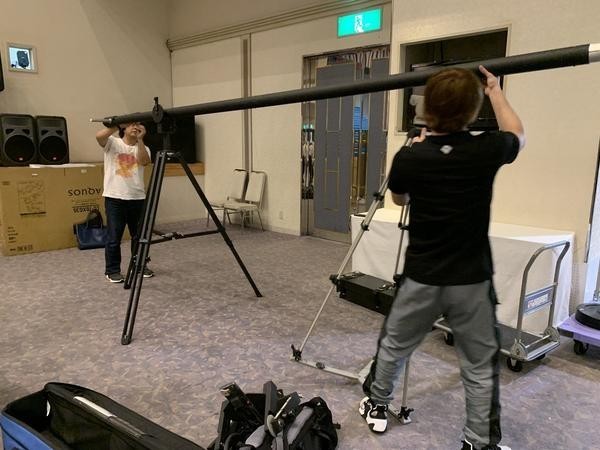 カメラクレーン設置