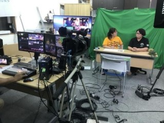 YouTubeライブ配信のようす